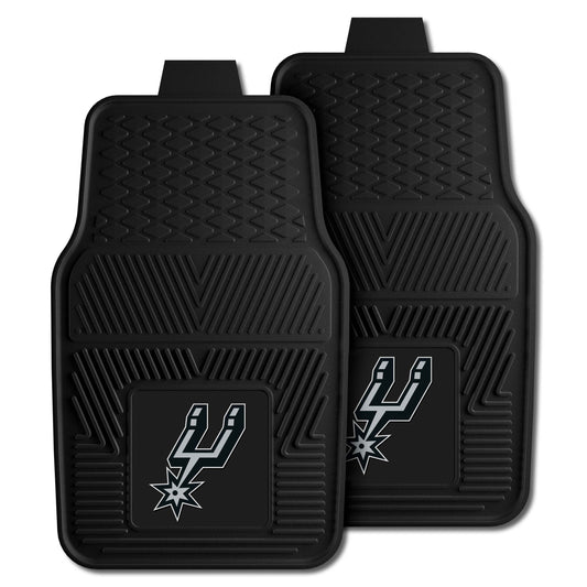 San Antonio Spurs Heavy Duty Car Mat Set - 2 Pieces