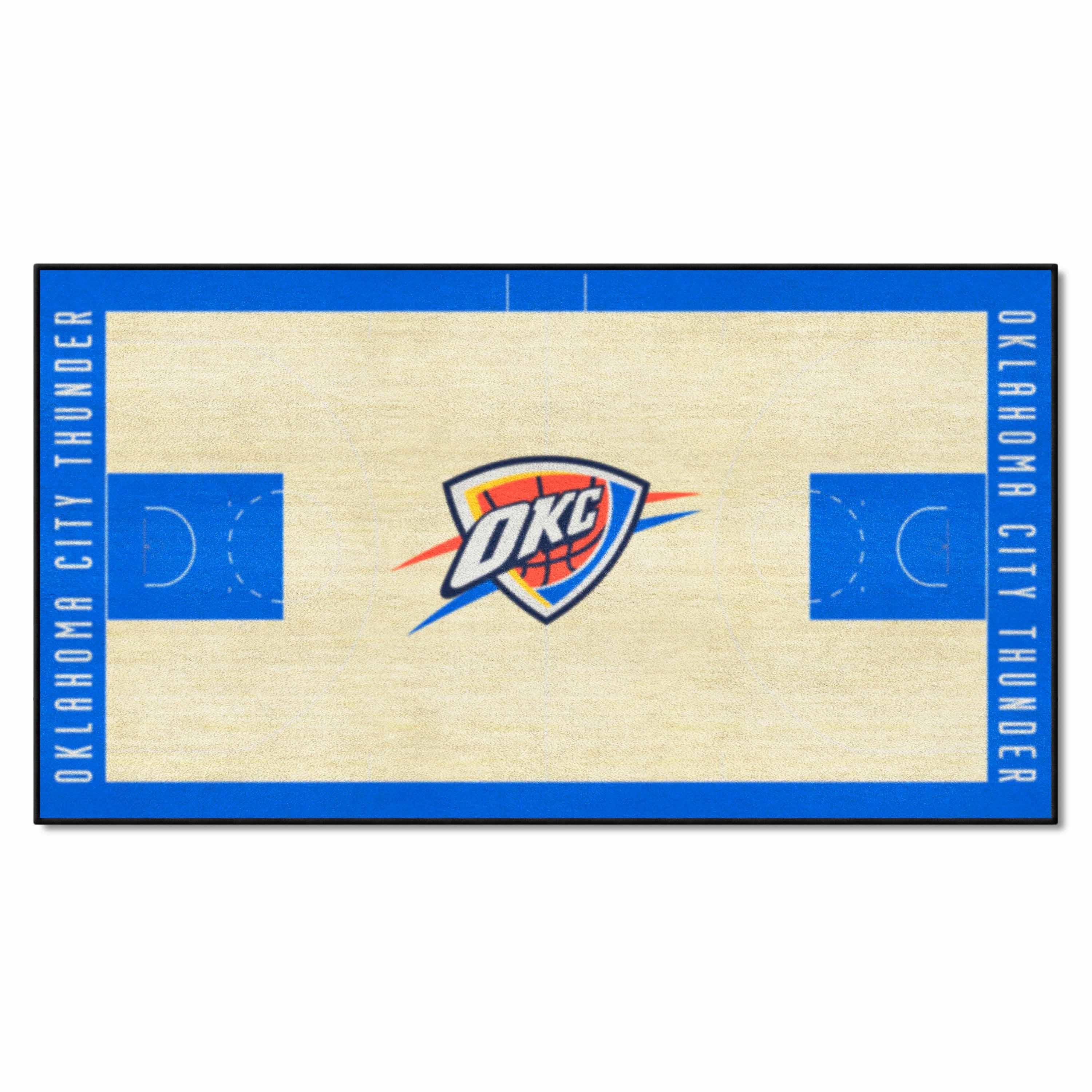 Oklahoma City Thunder Large Court Runner Rug - 30in. x 54in. - Oklahoma City Thunder