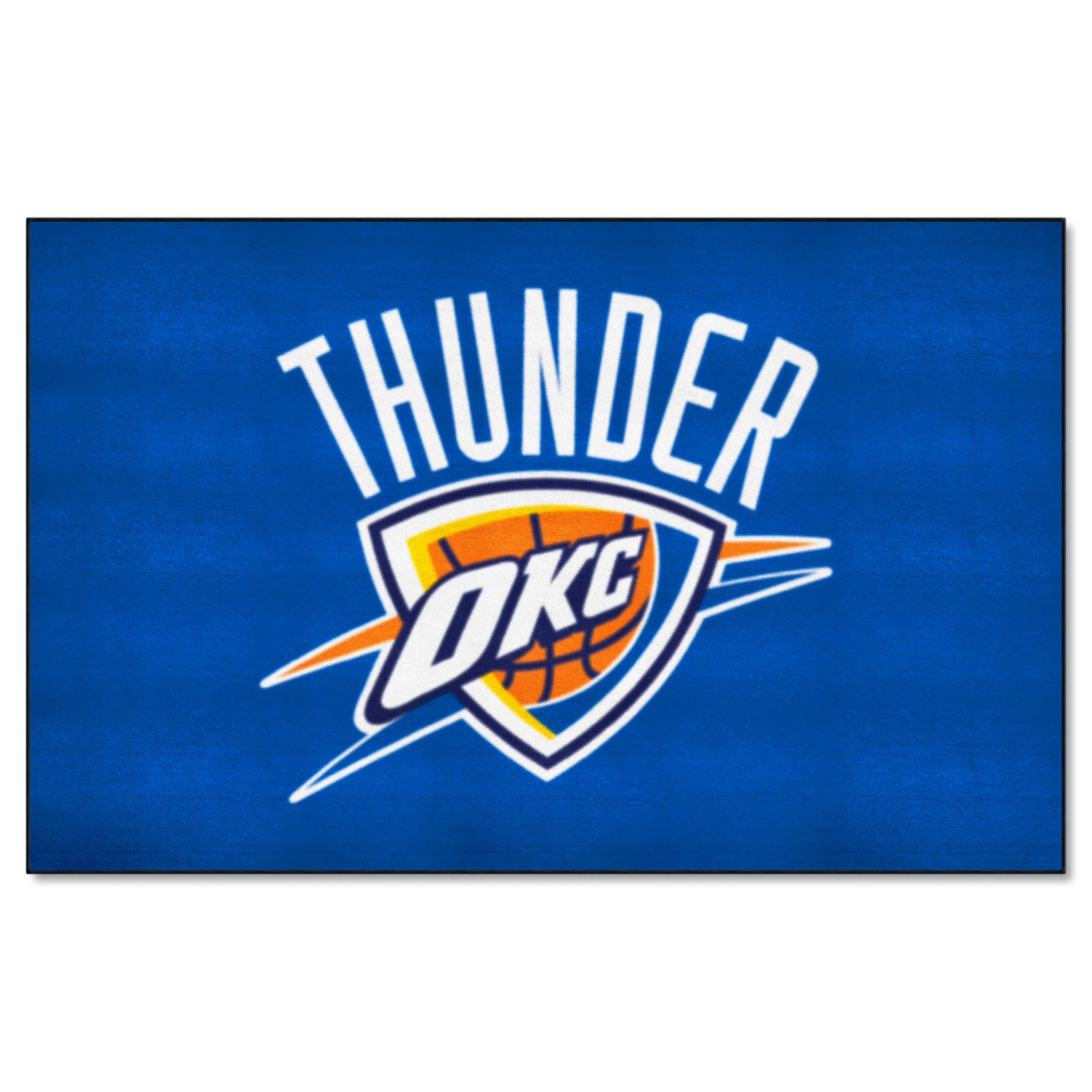 Oklahoma City Thunder Ulti-Mat Rug - 5ft. x 8ft. - Oklahoma City Thunder