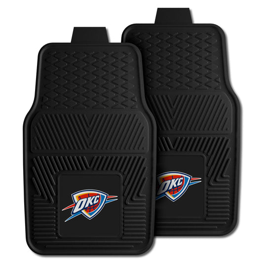 Oklahoma City Thunder Heavy Duty Car Mat Set - 2 Pieces