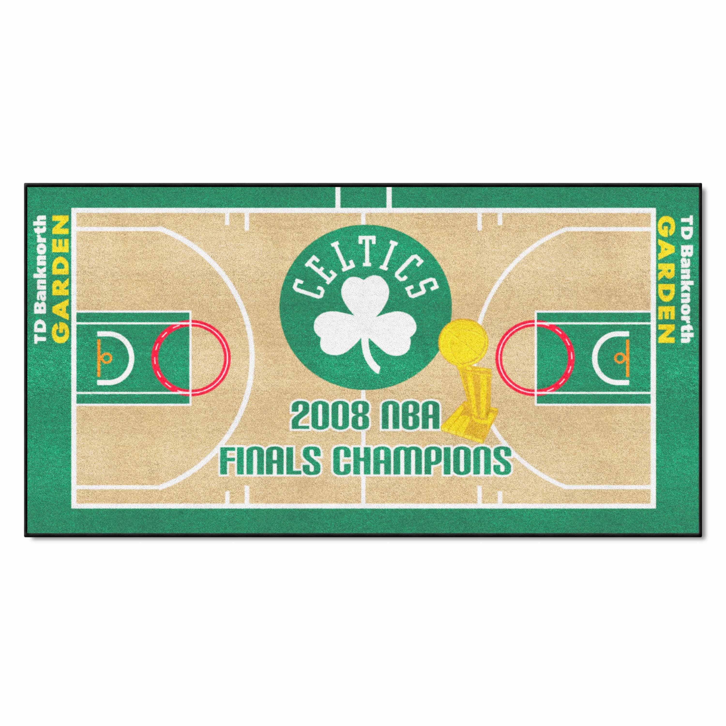 Boston Celtics 2008 NBA Champions Court Runner Rug - 24in. x 44in. - Boston Celtics