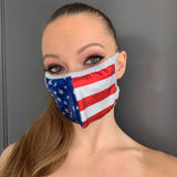 Roma Costume American Flag Face Mask