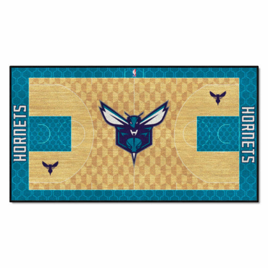 Charlotte Hornets Court Runner Rug - 24in. x 44in. - Charlotte Hornets