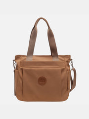 Nylon Solid Color Tote Bag - Trendsi