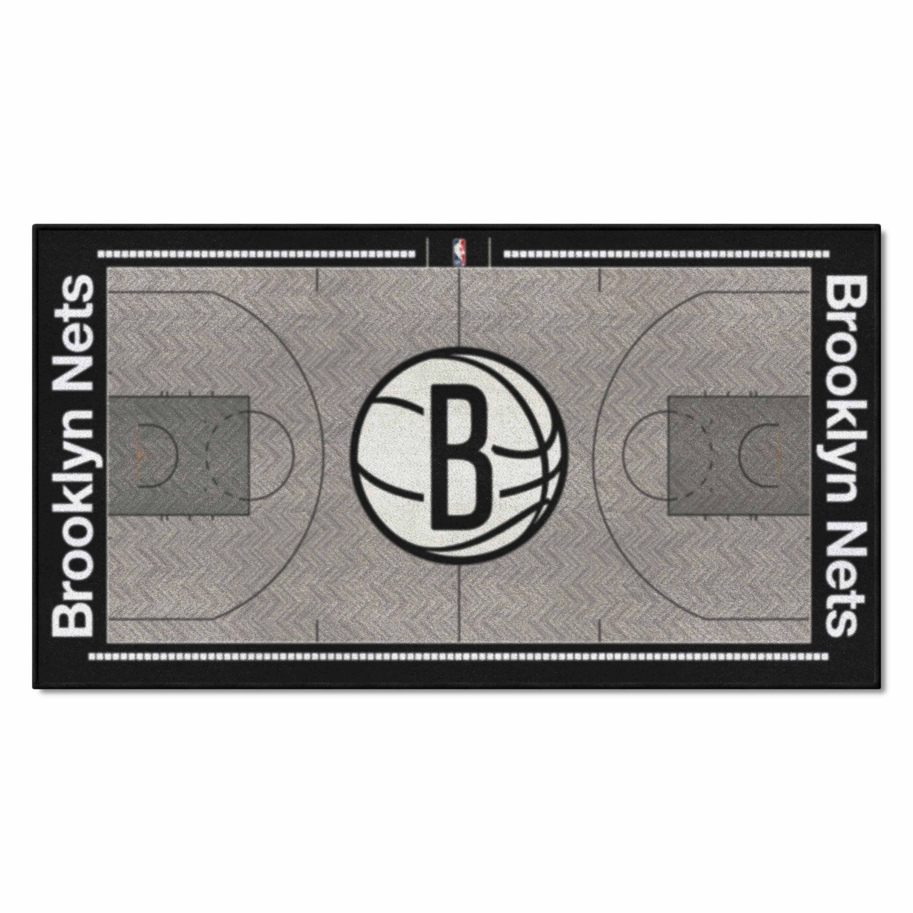 Brooklyn Nets Court Runner Rug - 24in. x 44in. - Brooklyn Nets