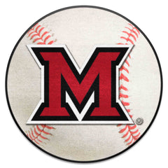 Miami (OH) Redhawks Baseball Rug - 27in. Diameter