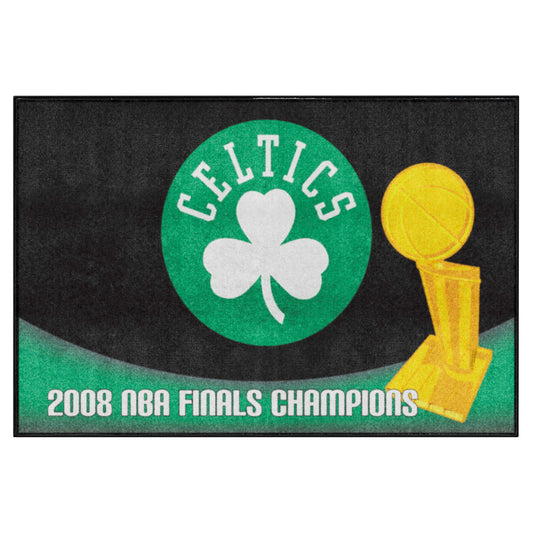 Boston Celtics 2008 NBA Champions 5ft. x 8 ft. Plush Area Rug - Boston Celtics