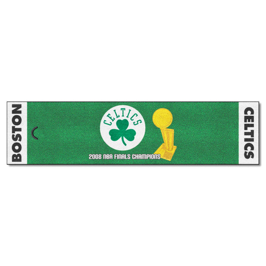 Boston Celtics 2008 NBA Champions Putting Green Mat - 1.5ft. x 6ft. - Boston Celtics