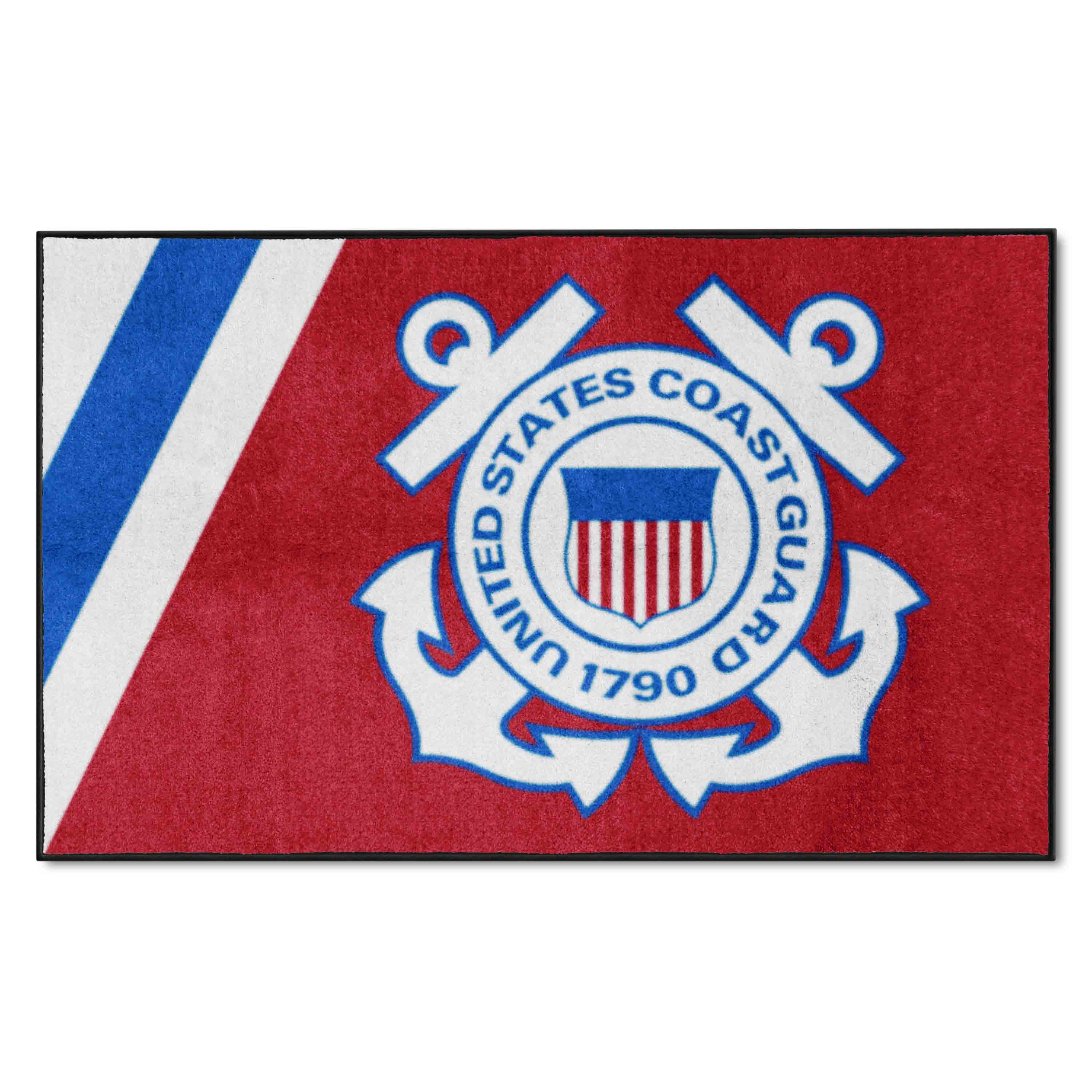 U.S. Coast Guard 4ft. x 6ft. Plush Area Rug