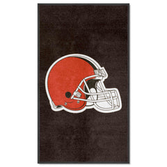 Cleveland Browns 3X5 High-Traffic Mat with Durable Rubber Backing - Portrait Orientation - Cleveland Browns