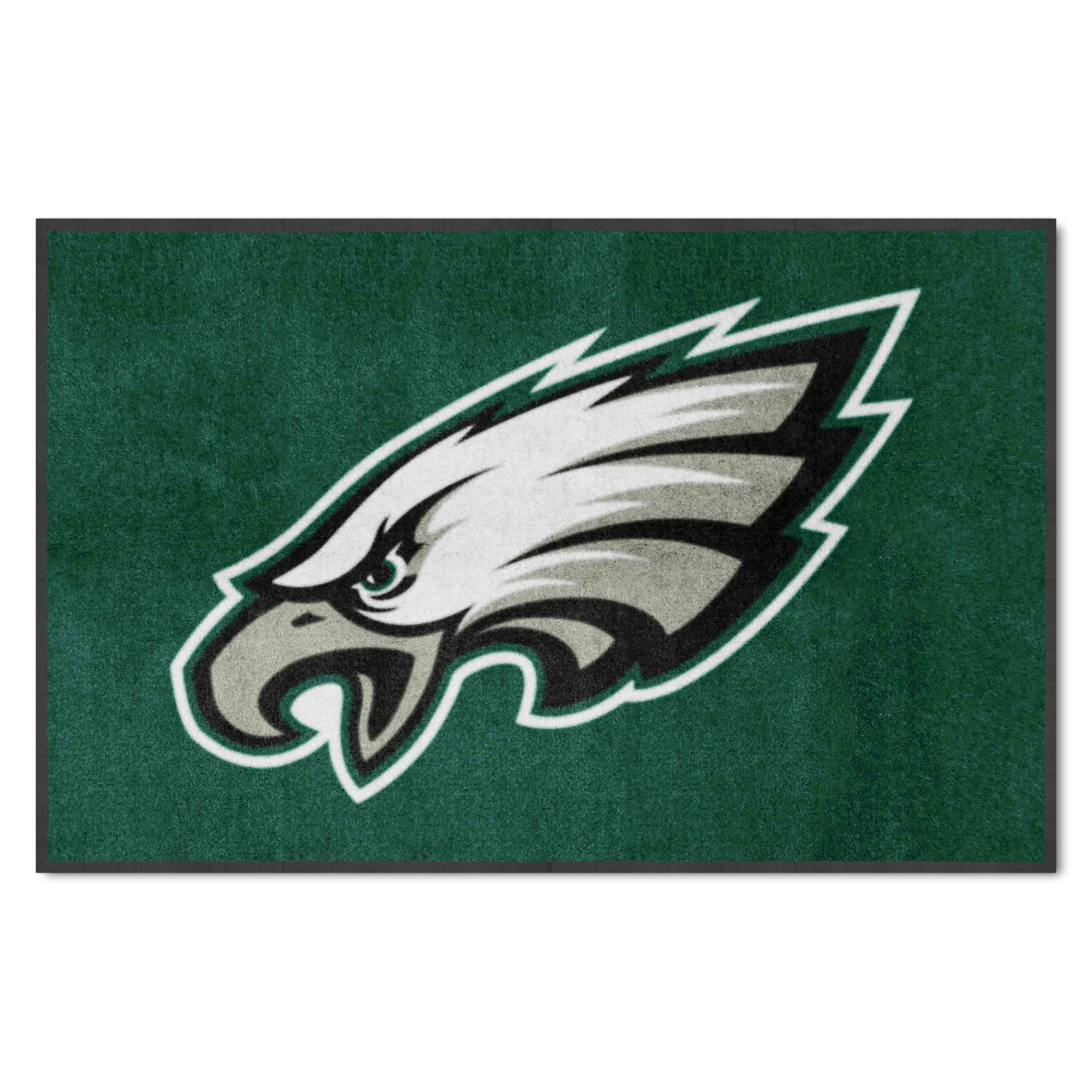 Philadelphia Eagles 4X6 High-Traffic Mat with Durable Rubber Backing - Landscape Orientation