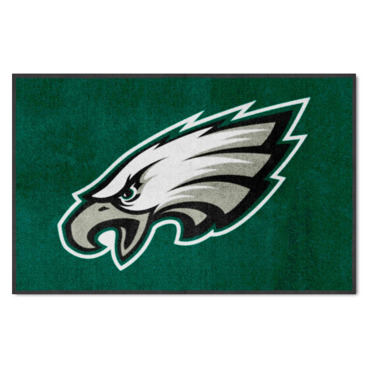 Philadelphia Eagles 4X6 High-Traffic Mat with Durable Rubber Backing - Landscape Orientation