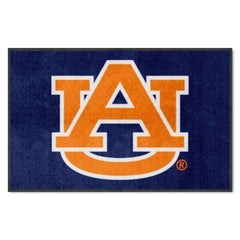 Auburn 4X6 High-Traffic Mat with Durable Rubber Backing - Landscape Orientation