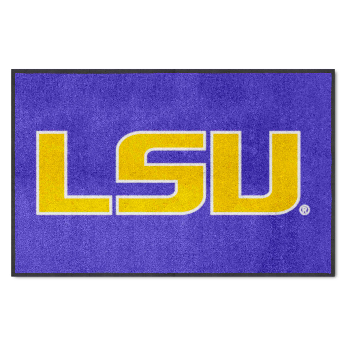 LSU 4X6 High-Traffic Mat with Durable Rubber Backing - Landscape Orientation