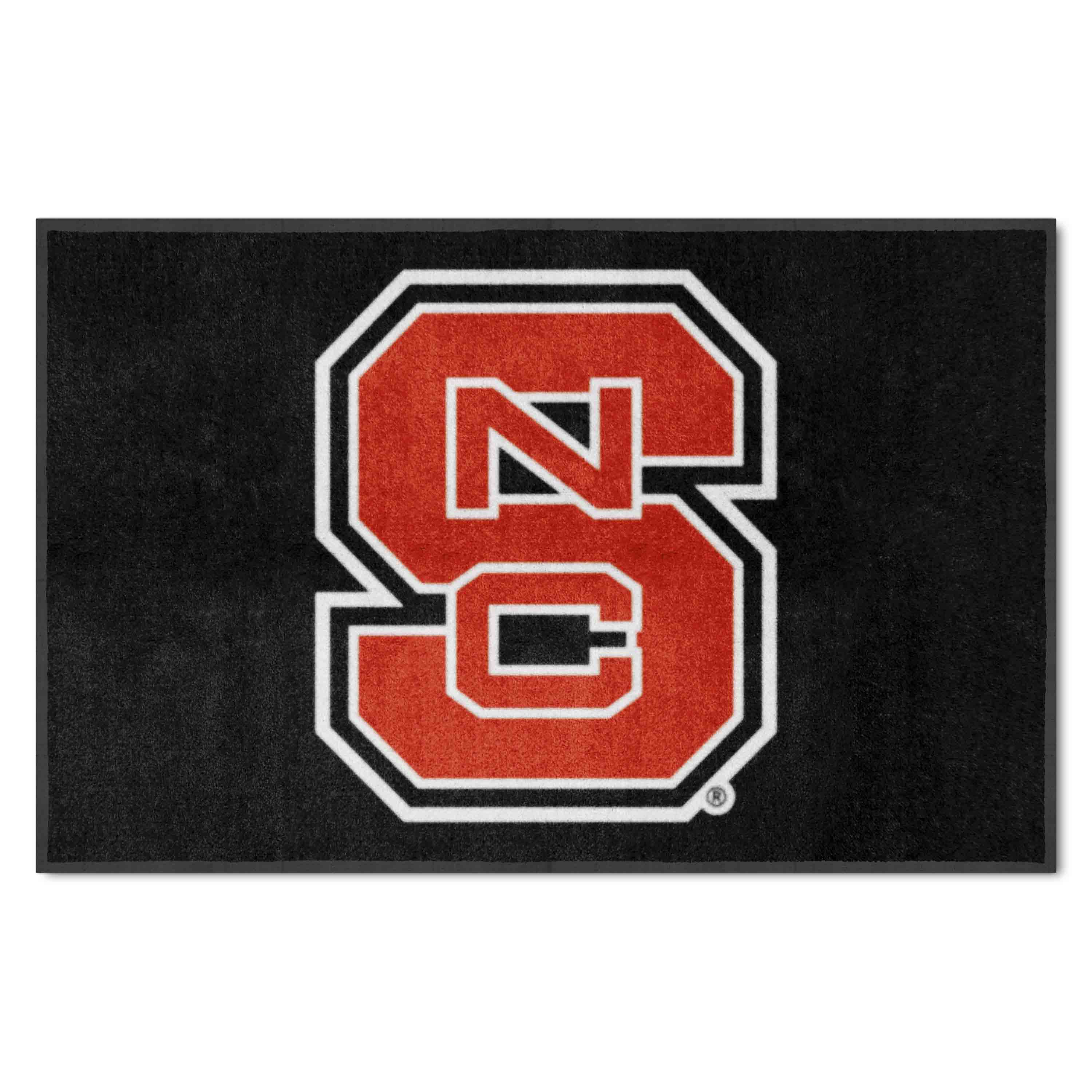 NC State 4X6 High-Traffic Mat with Durable Rubber Backing - Landscape Orientation