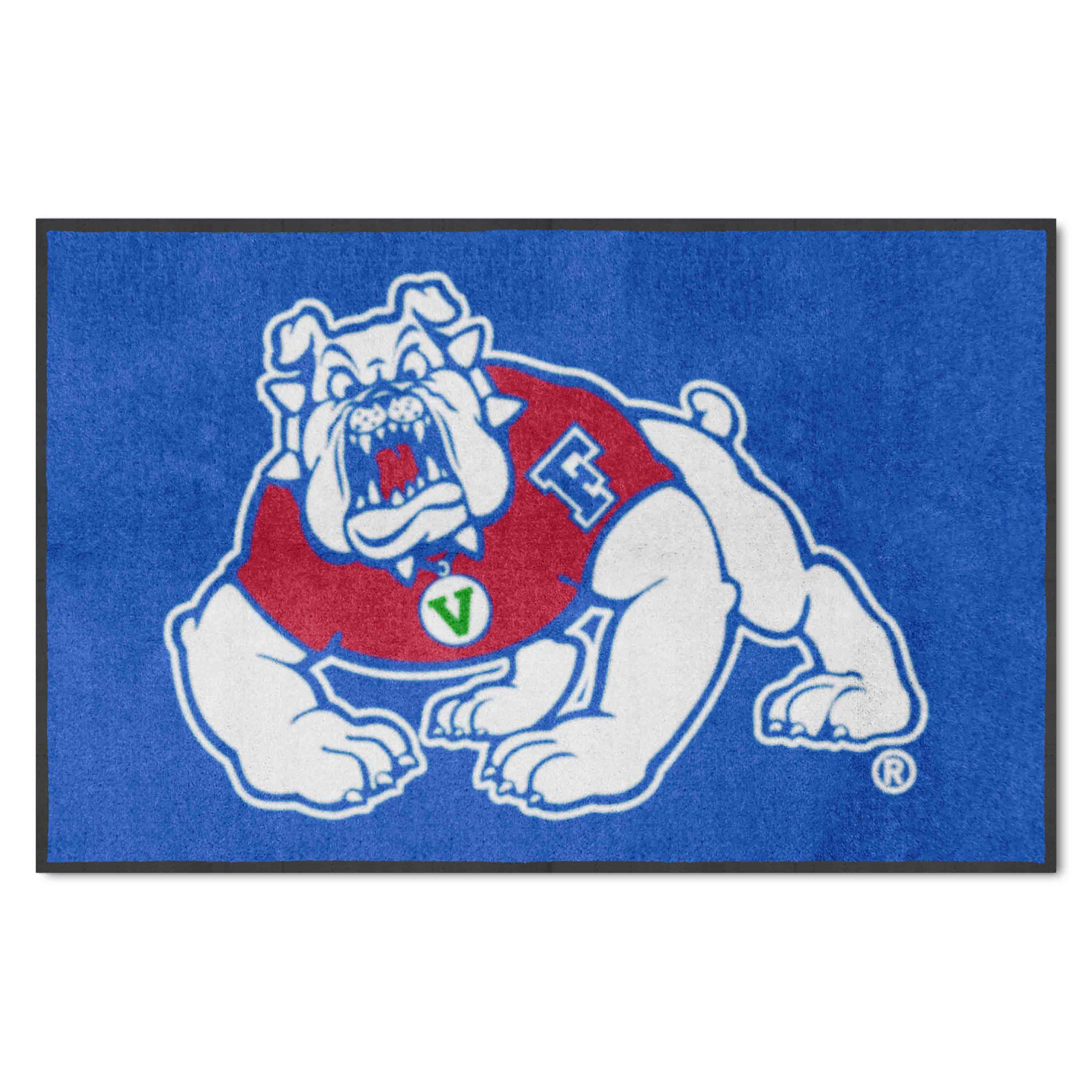 Fresno State 4X6 High-Traffic Mat with Durable Rubber Backing - Landscape Orientation