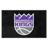 Sacramento Kings 4X6 High-Traffic Mat with Durable Rubber Backing - Landscape Orientation