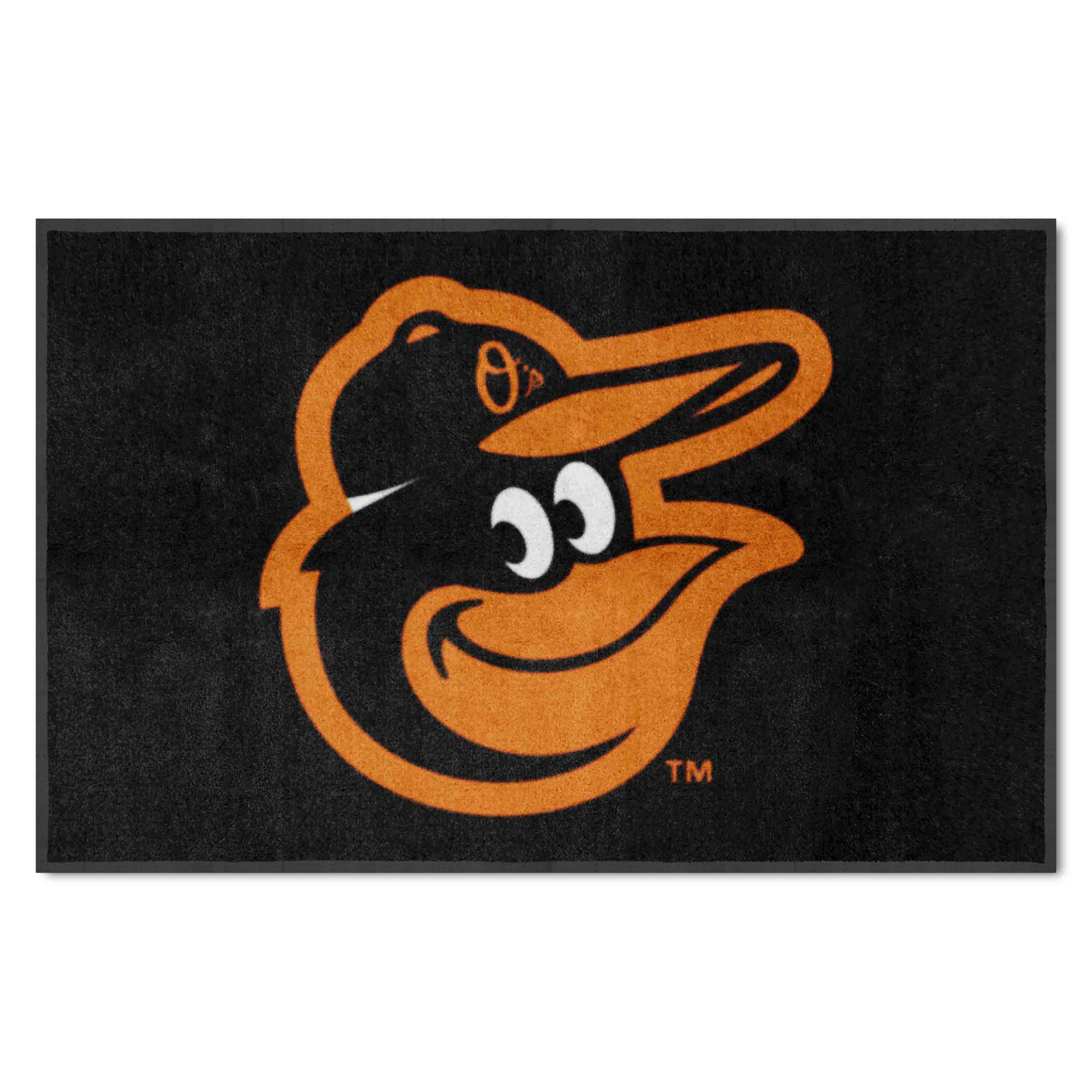 Baltimore Orioles 4X6 High-Traffic Mat with Durable Rubber Backing - Landscape Orientation - Baltimore Orioles