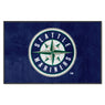 Seattle Mariners 4X6 High-Traffic Mat with Durable Rubber Backing - Landscape Orientation