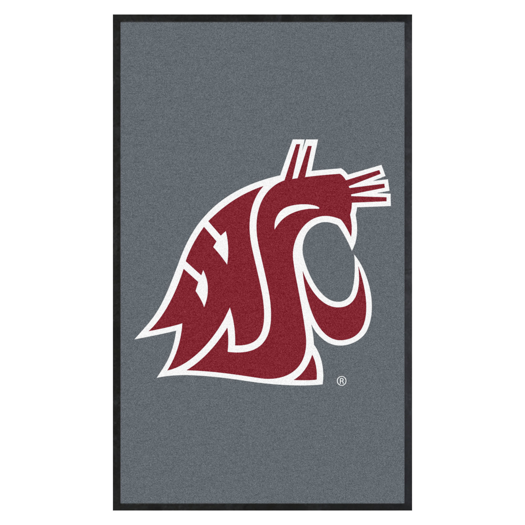 Washington State 3X5 High-Traffic Mat with Durable Rubber Backing - Portrait Orientation