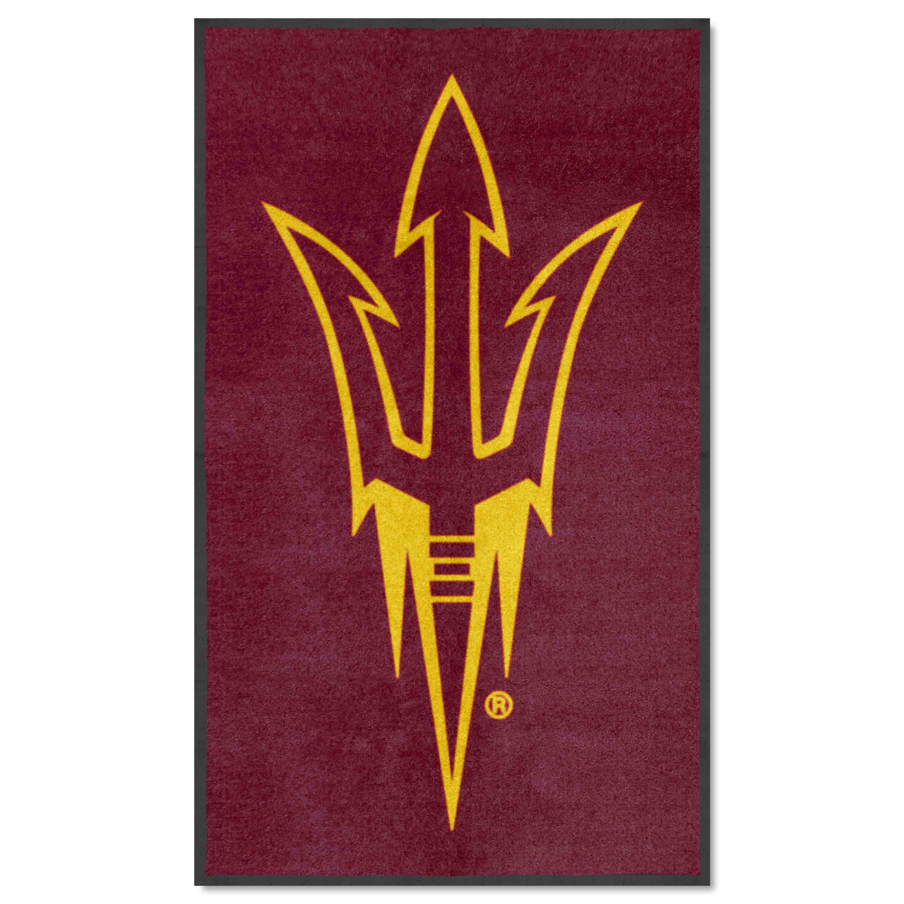 Arizona State 3X5 High-Traffic Mat with Durable Rubber Backing - Portrait Orientation