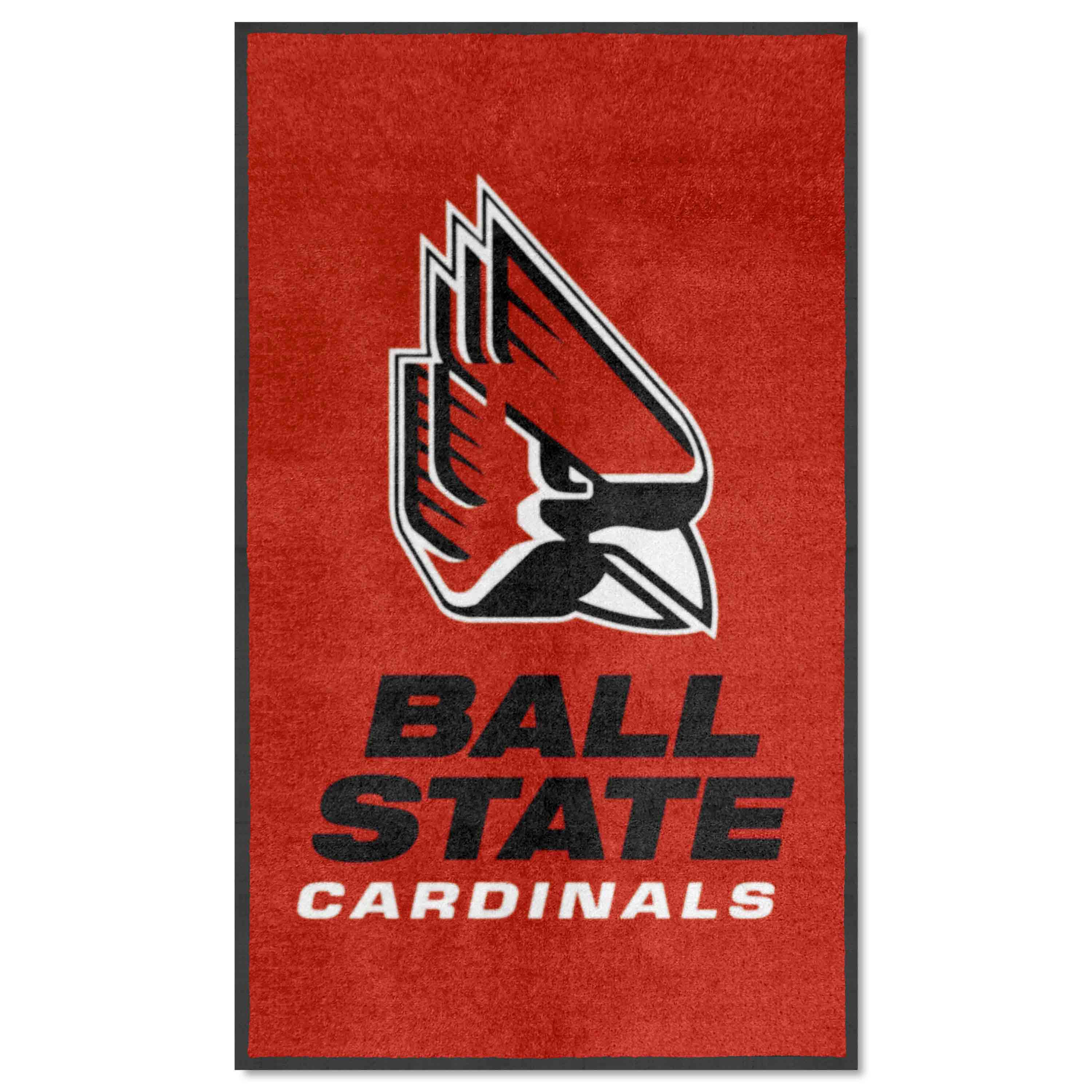 Ball State 3X5 High-Traffic Mat with Durable Rubber Backing - Portrait Orientation - Ball State