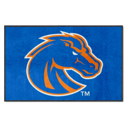 Boise State 4X6 High-Traffic Mat with Durable Rubber Backing - Landscape Orientation