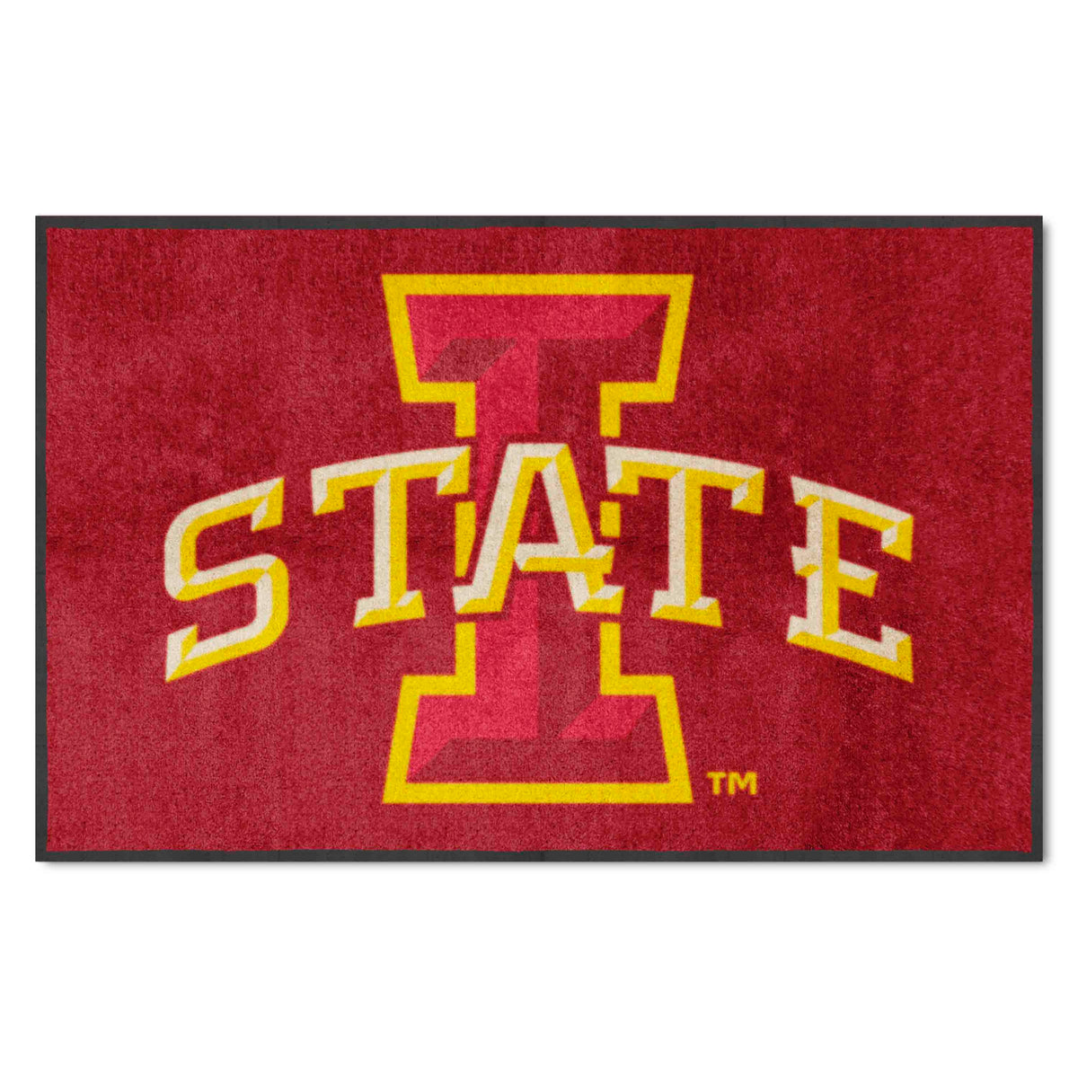 Iowa State4X6 High-Traffic Mat with Durable Rubber Backing - Landscape Orientation