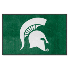 Michigan State 4X6 High-Traffic Mat with Durable Rubber Backing - Landscape Orientation