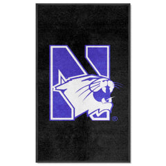 Northwestern 3X5 High-Traffic Mat with Durable Rubber Backing - Portrait Orientation