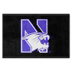 Northwestern4X6 High-Traffic Mat with Durable Rubber Backing - Landscape Orientation