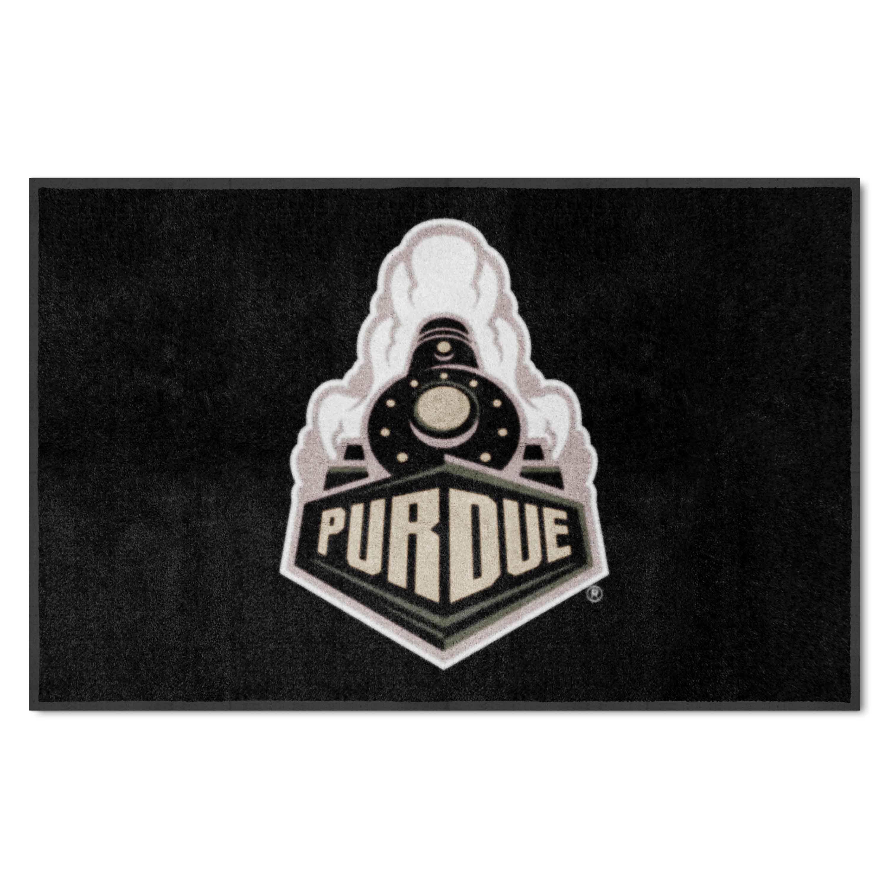 Purdue 4X6 High-Traffic Mat with Durable Rubber Backing - Landscape Orientation