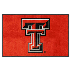 Texas Tech 4X6 High-Traffic Mat with Durable Rubber Backing - Landscape Orientation