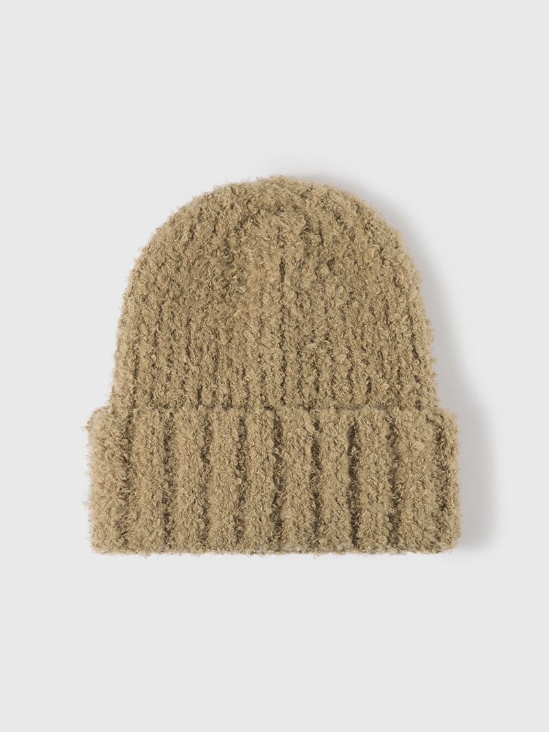 Thermal Teddy Knit Hat - Trendsi