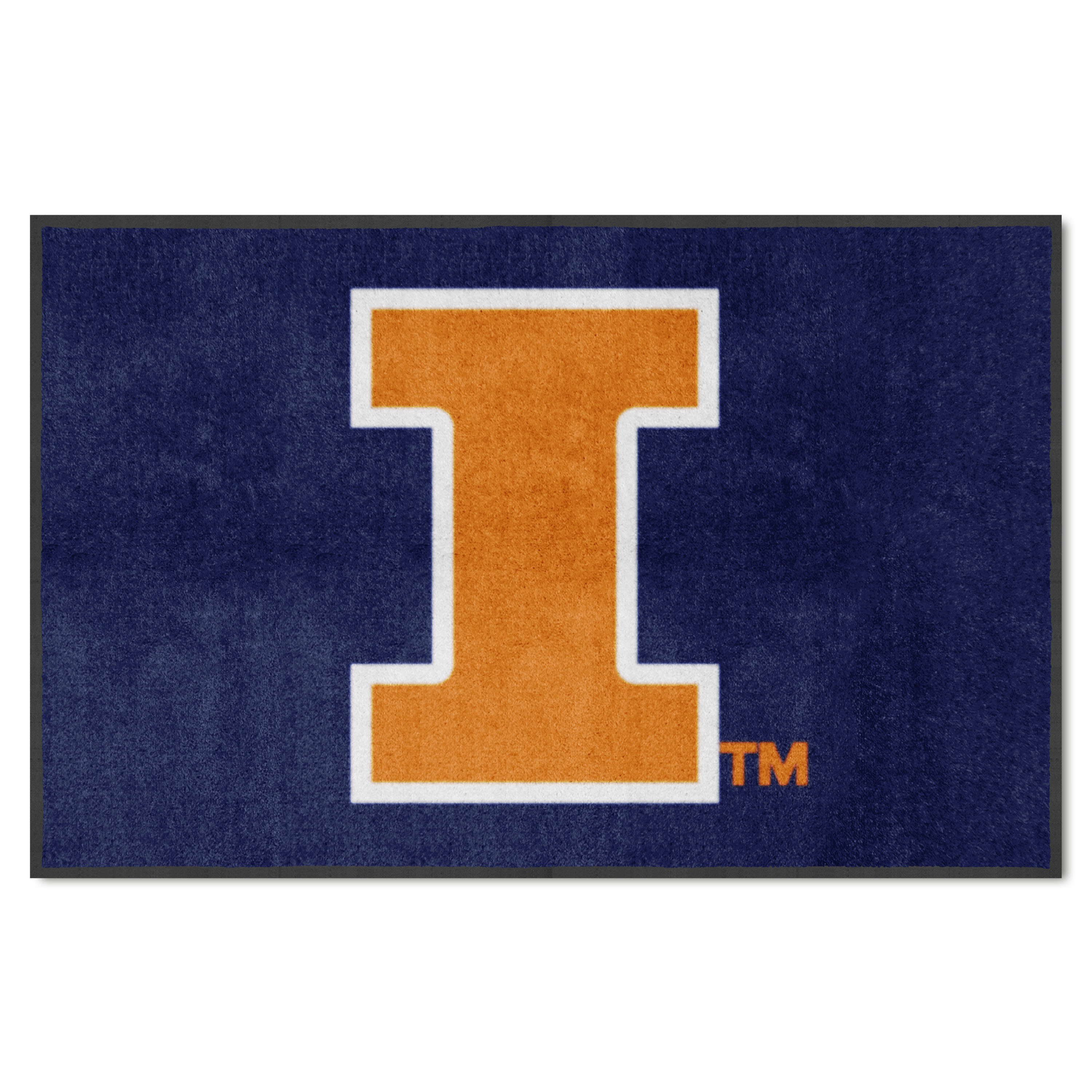 Illinois 4X6 High-Traffic Mat with Durable Rubber Backing - Landscape Orientation