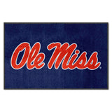 Ole Miss4X6 High-Traffic Mat with Durable Rubber Backing - Landscape Orientation - Ole Miss