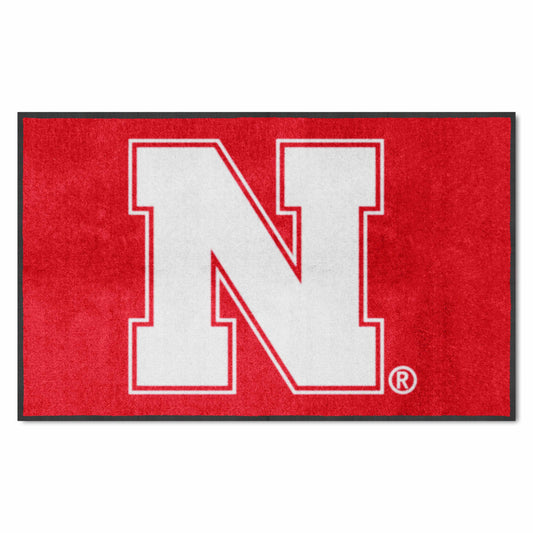 Nebraska 4X6 High-Traffic Mat with Durable Rubber Backing - Landscape Orientation