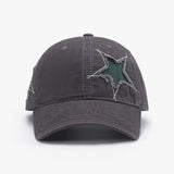 Adjustable Star Raw Hem Cap - Flyclothing LLC