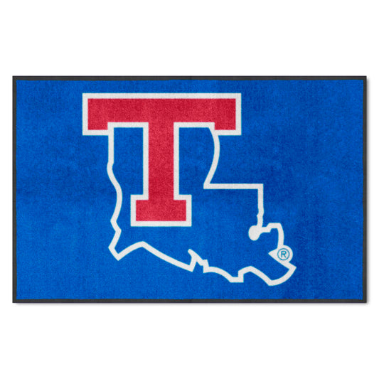 Louisiana Tech 4X6 High-Traffic Mat with Durable Rubber Backing - Landscape Orientation