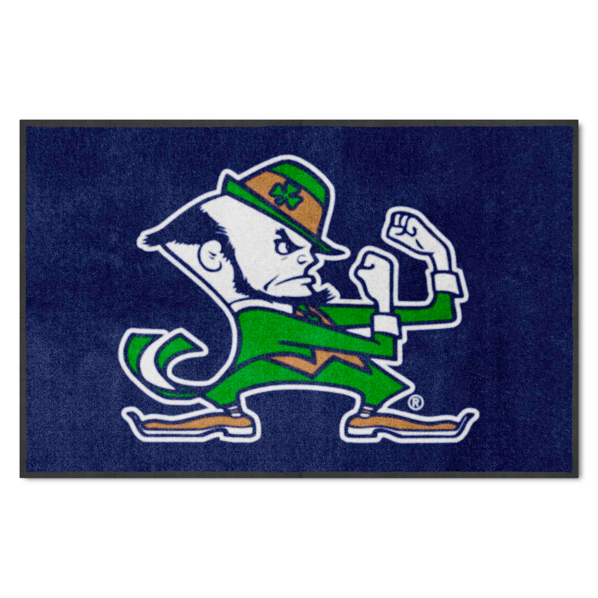 Notre Dame4X6 High-Traffic Mat with Durable Rubber Backing - Landscape Orientation