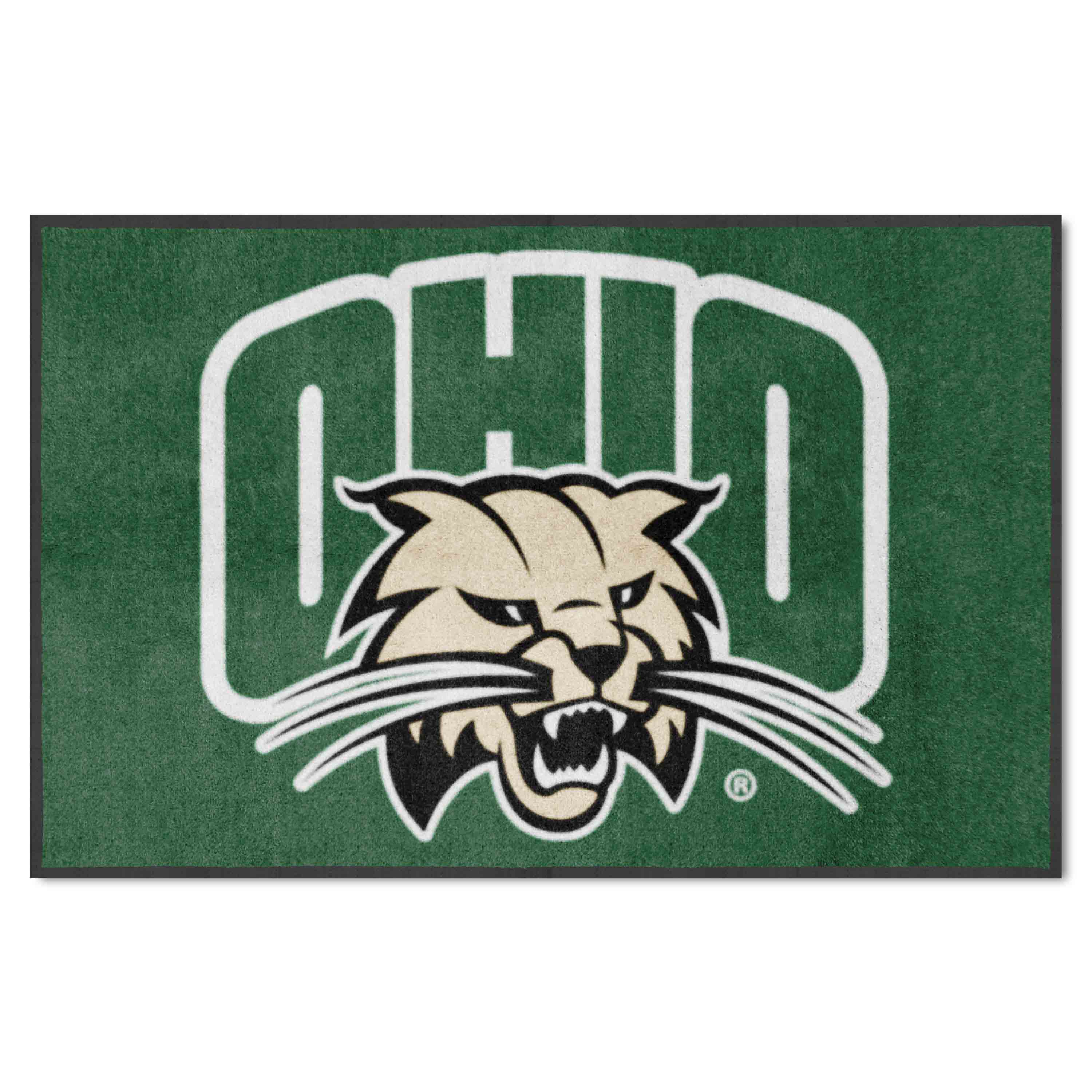 Ohio4X6 High-Traffic Mat with Durable Rubber Backing - Landscape Orientation - Ohio