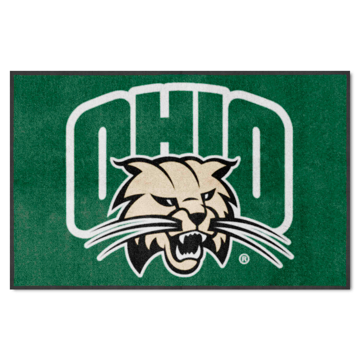 Ohio4X6 High-Traffic Mat with Durable Rubber Backing - Landscape Orientation - Ohio