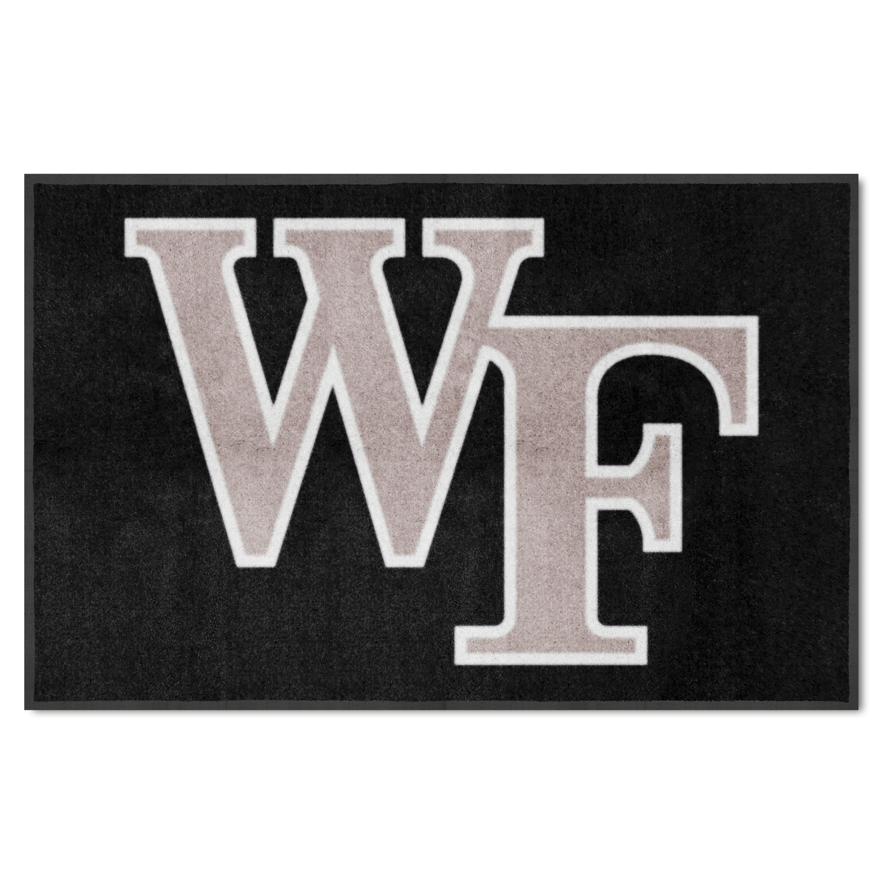 Wake Forest4X6 High-Traffic Mat with Durable Rubber Backing - Landscape Orientation