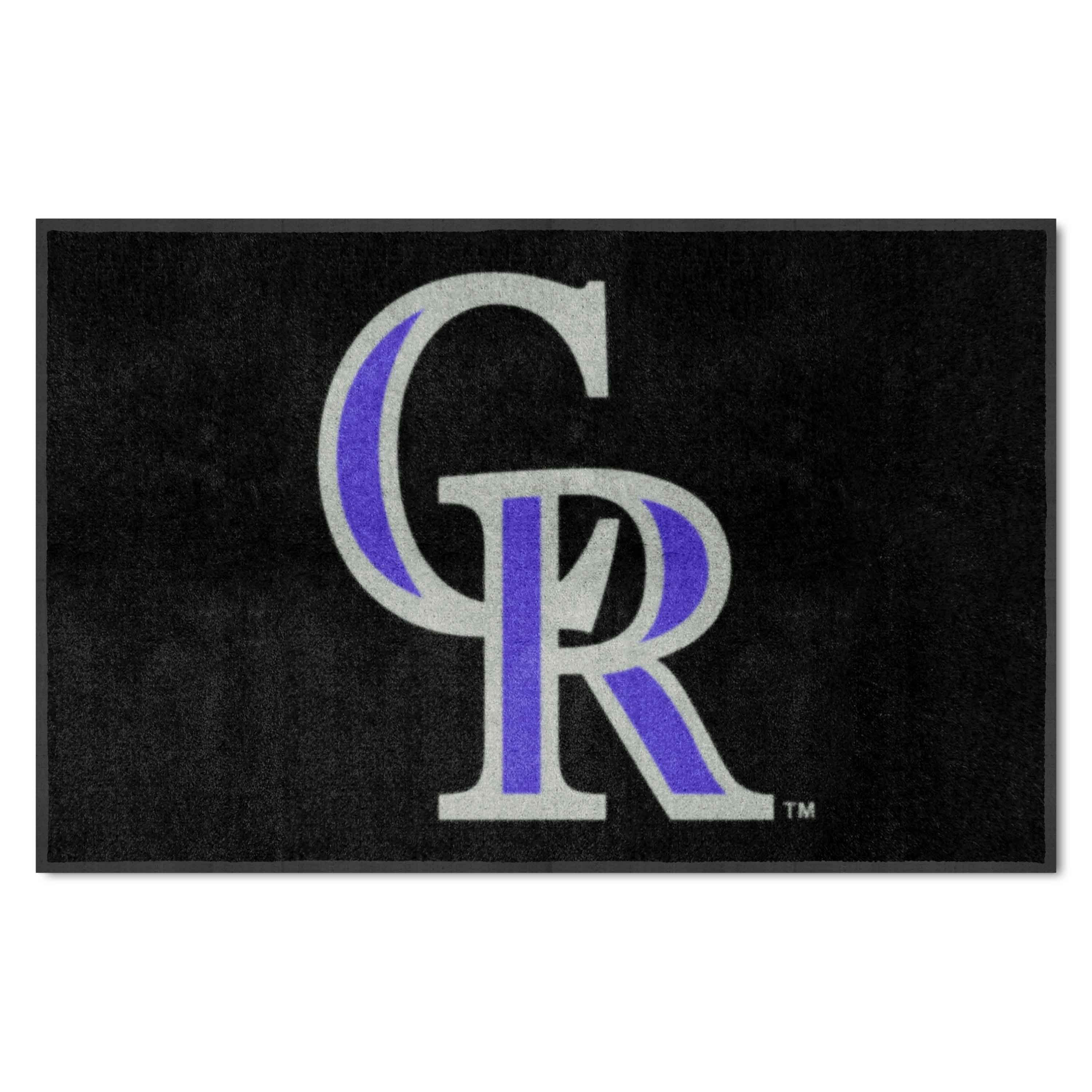 Colorado Rockies 4X6 High-Traffic Mat with Durable Rubber Backing - Landscape Orientation