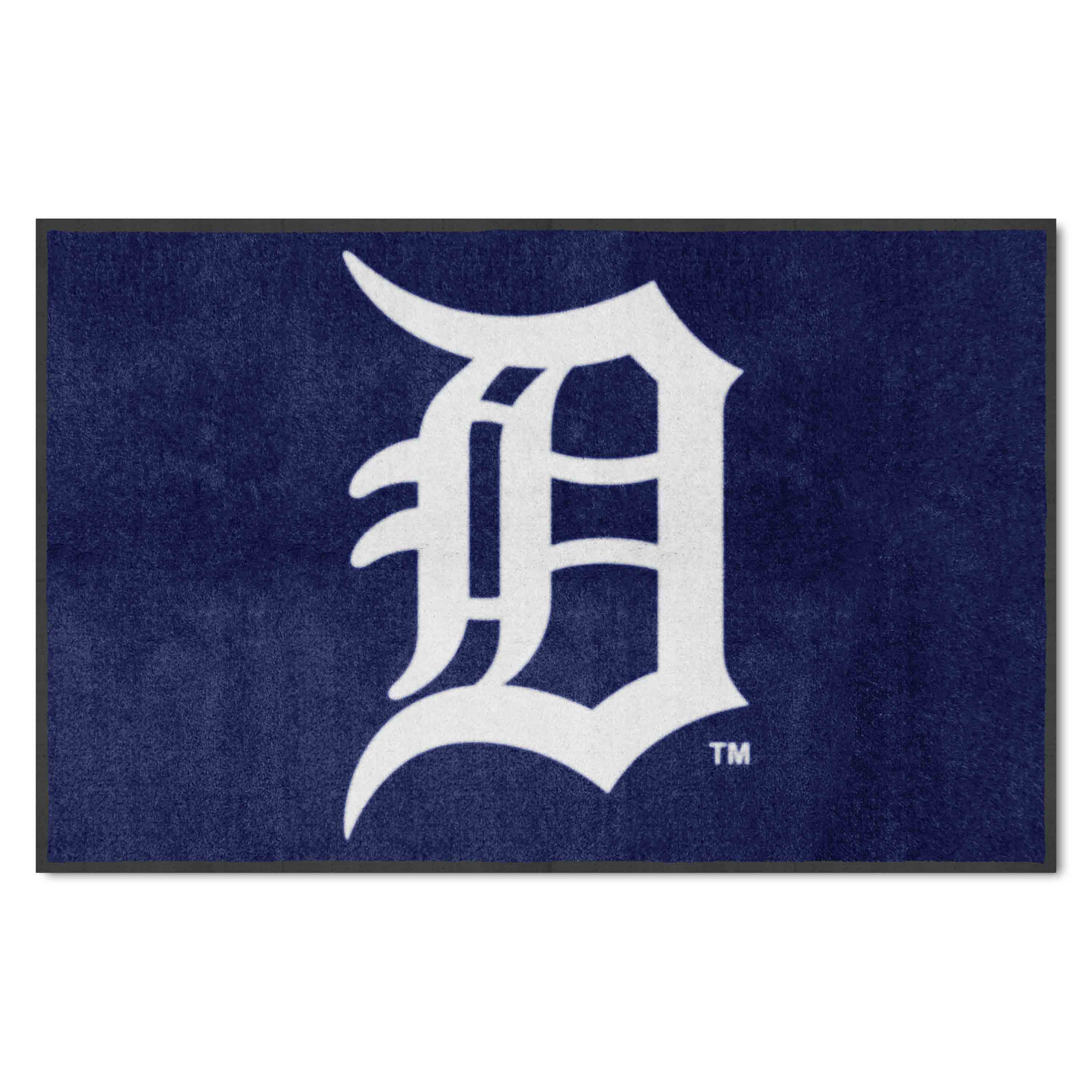 Detroit Tigers 4X6 High-Traffic Mat with Durable Rubber Backing - Landscape Orientation