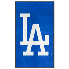 Los Angeles Dodgers 3X5 High-Traffic Mat with Durable Rubber Backing - Portrait Orientation