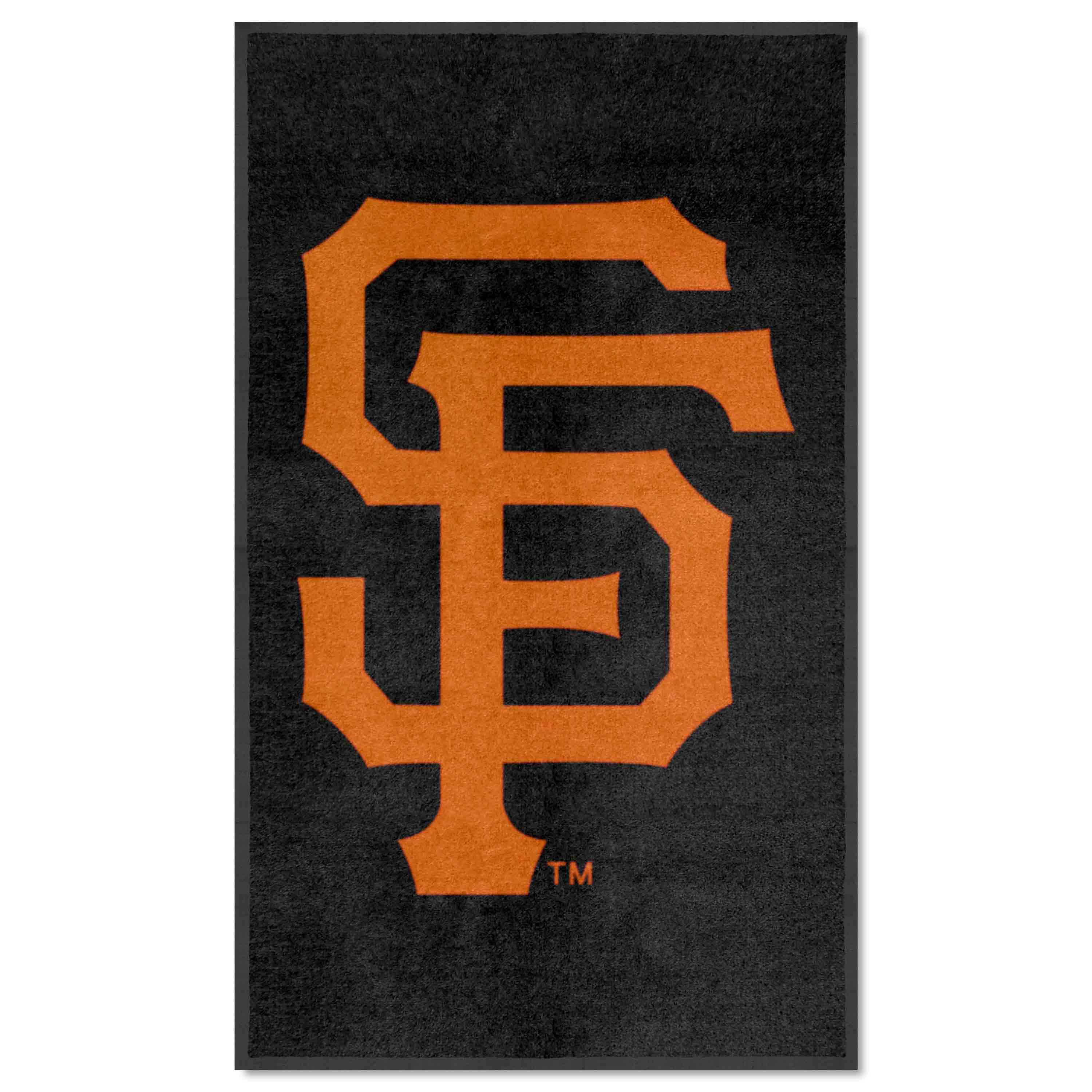 San Francisco Giants 3X5 High-Traffic Mat with Durable Rubber Backing - Portrait Orientation