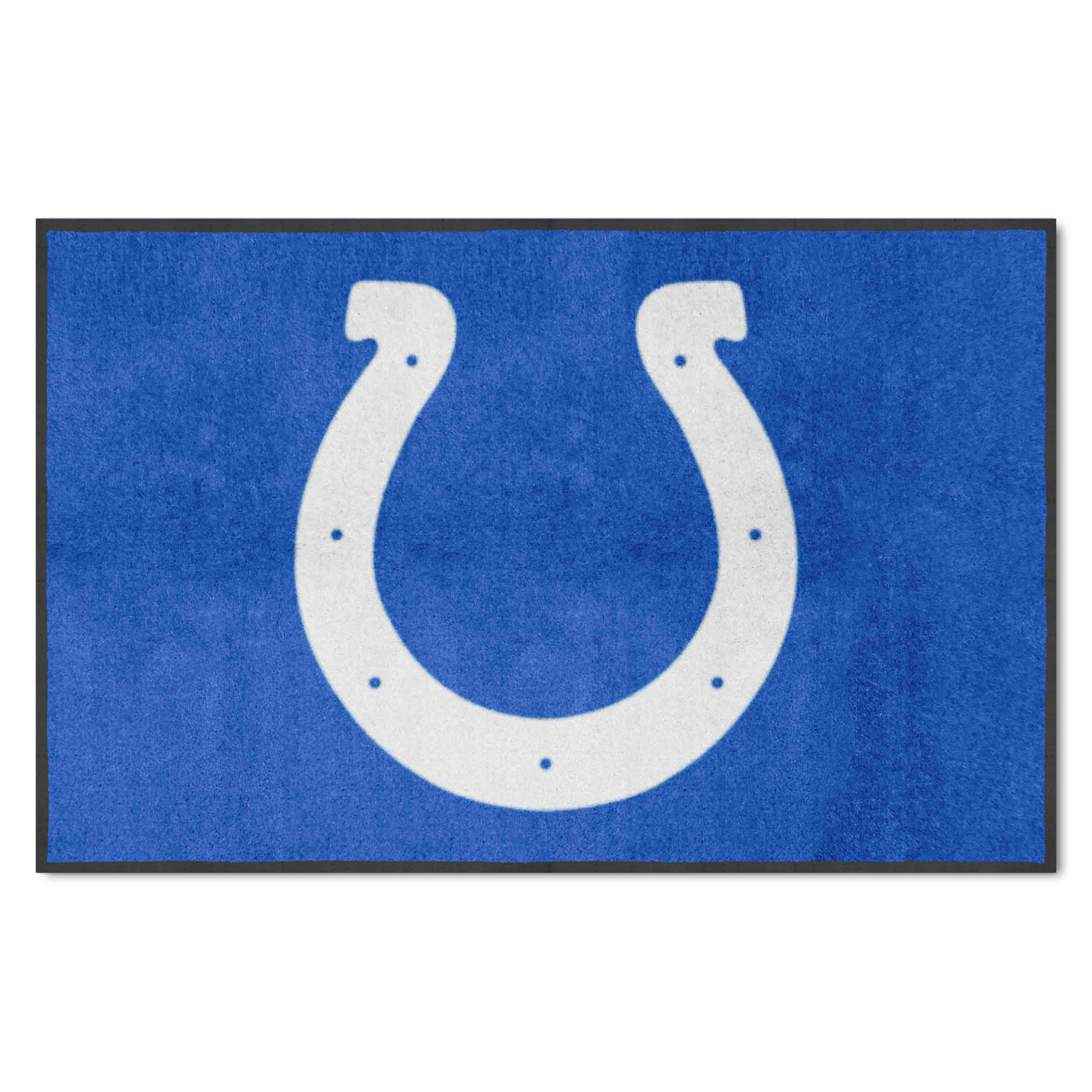 Indianapolis Colts 4X6 High-Traffic Mat with Durable Rubber Backing - Landscape Orientation