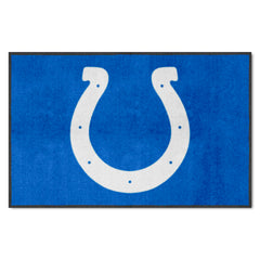 Indianapolis Colts 4X6 High-Traffic Mat with Durable Rubber Backing - Landscape Orientation