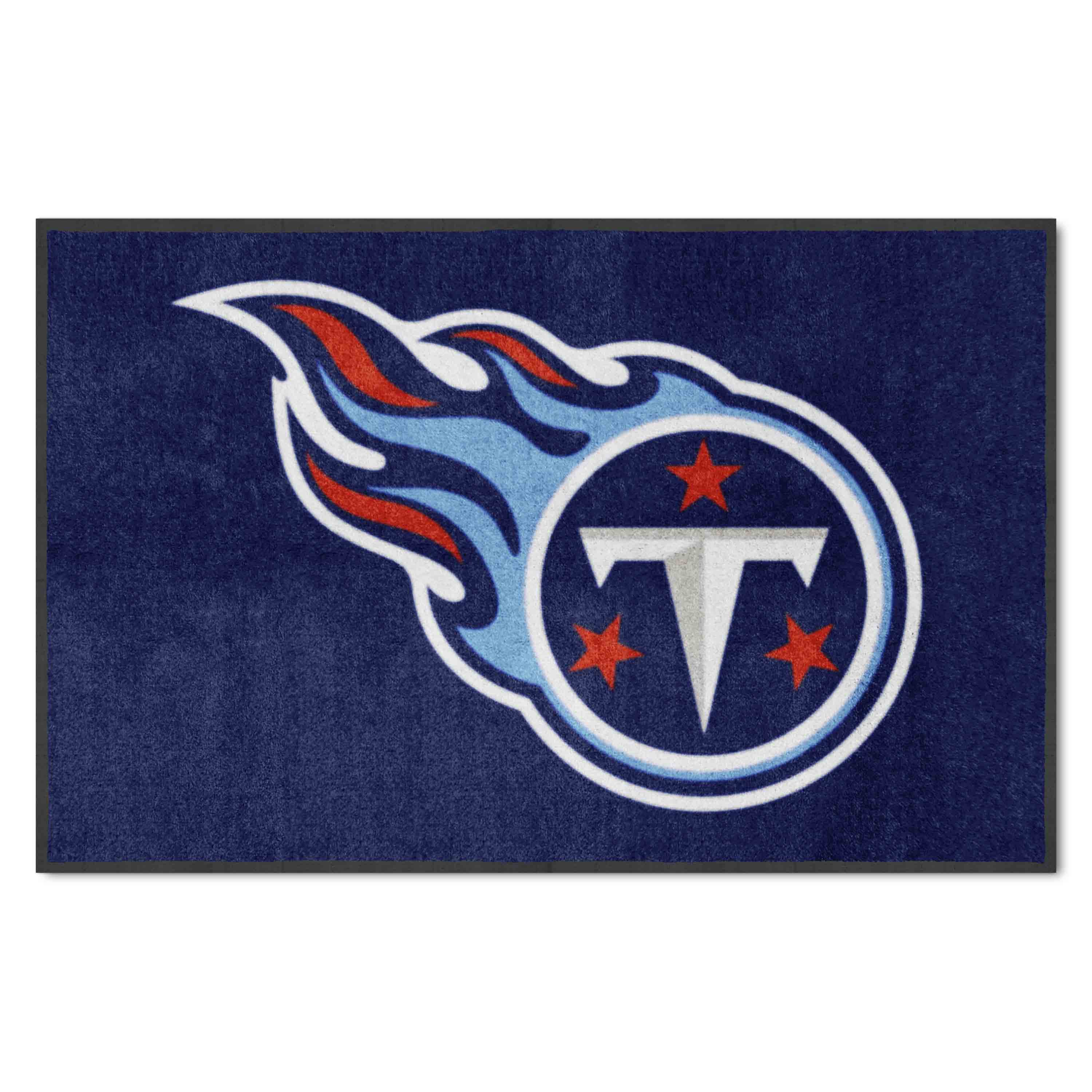 Tennessee Titans 4X6 High-Traffic Mat with Durable Rubber Backing - Landscape Orientation